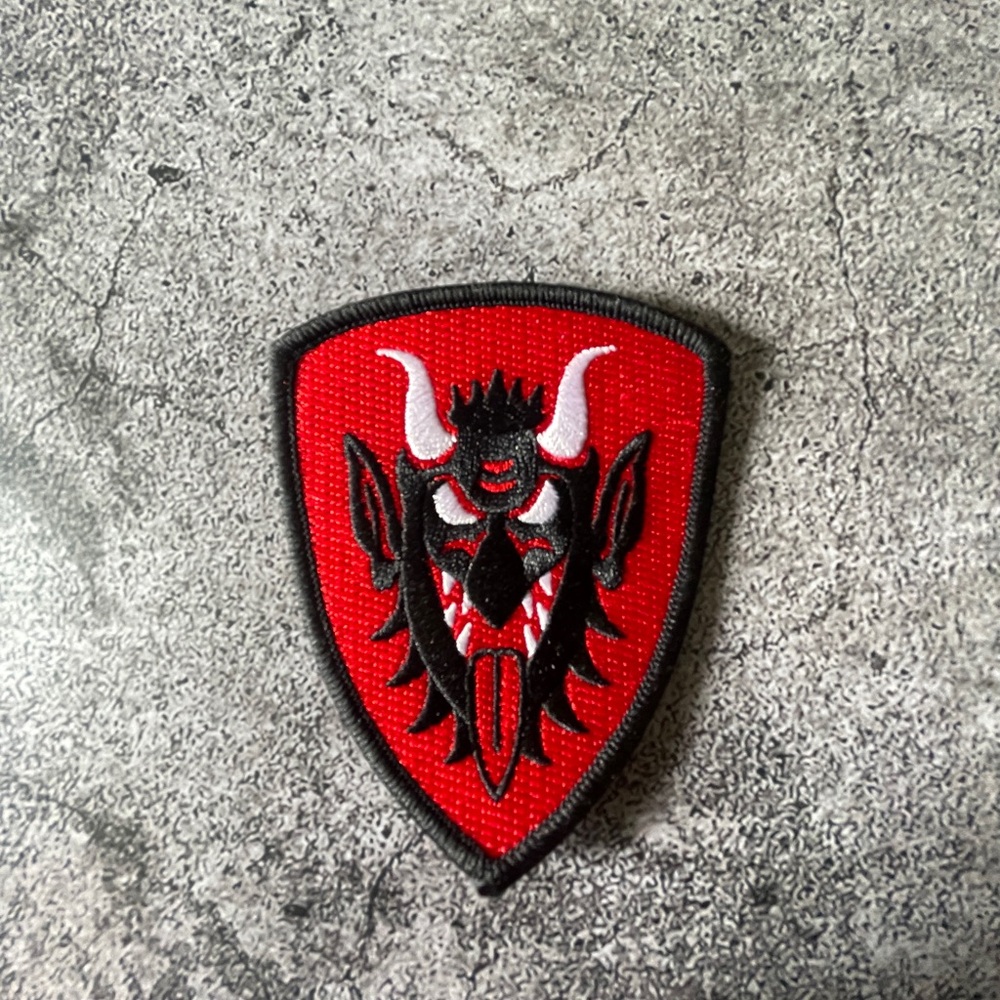 Krampus Lives Embroidered Iron On Patch